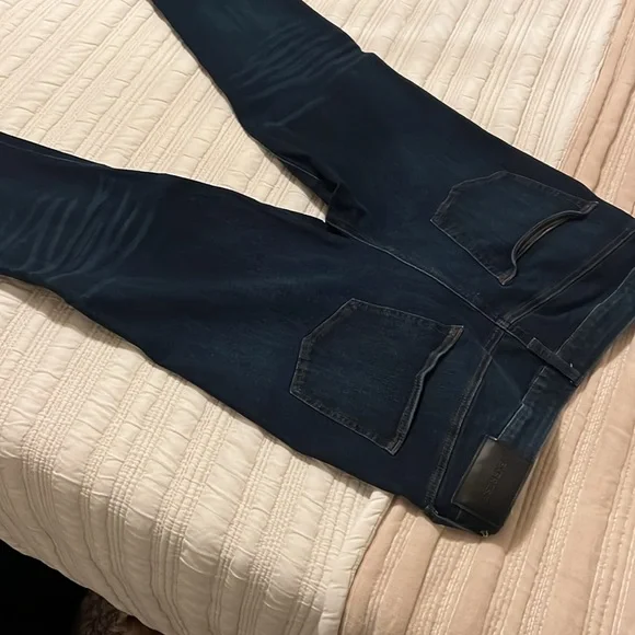 These are men express athletic slim 34x32 blue jeans only worn twice. - Picture 3 of 3